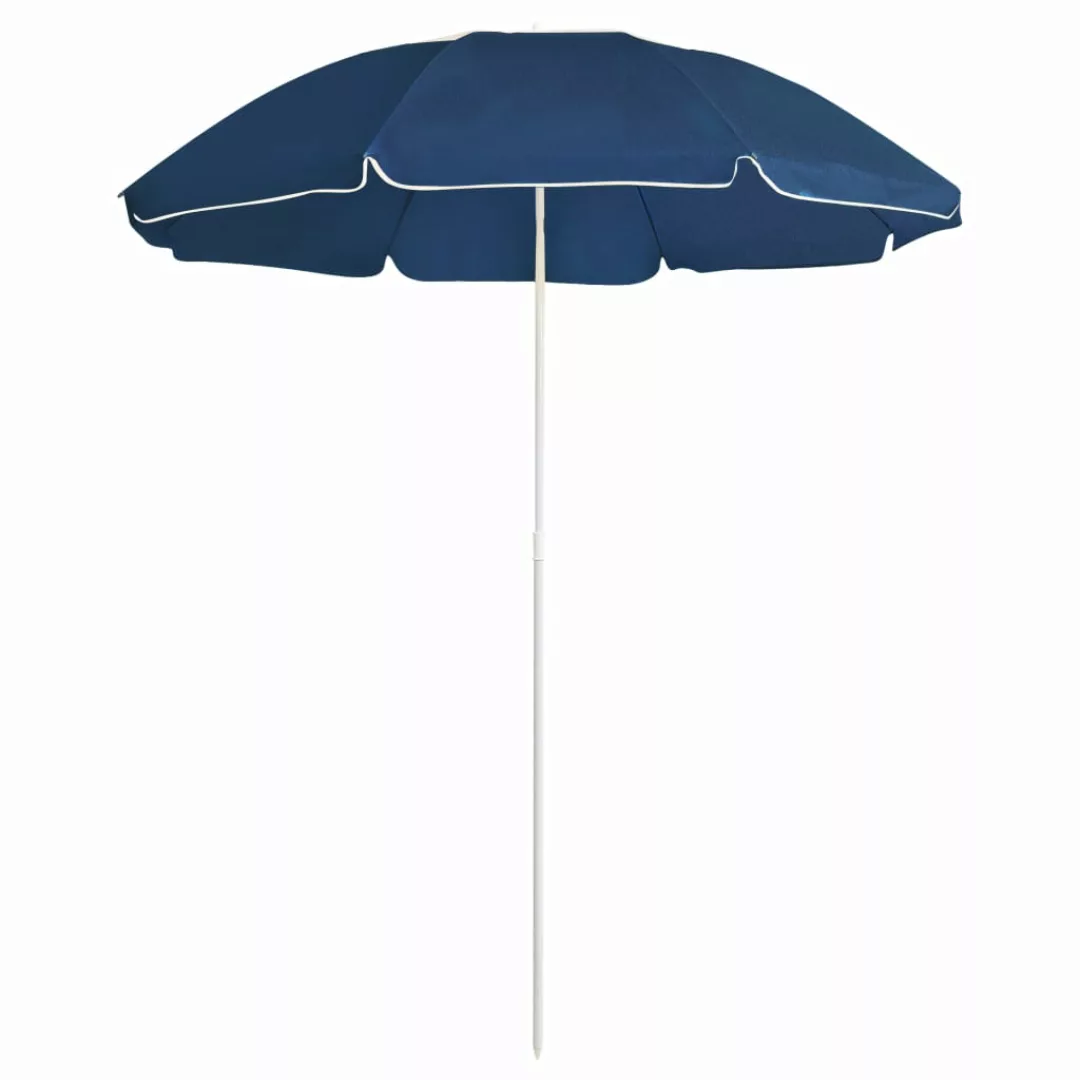 Sonnenschirm Mit Stahlmast Blau 180 Cm günstig online kaufen