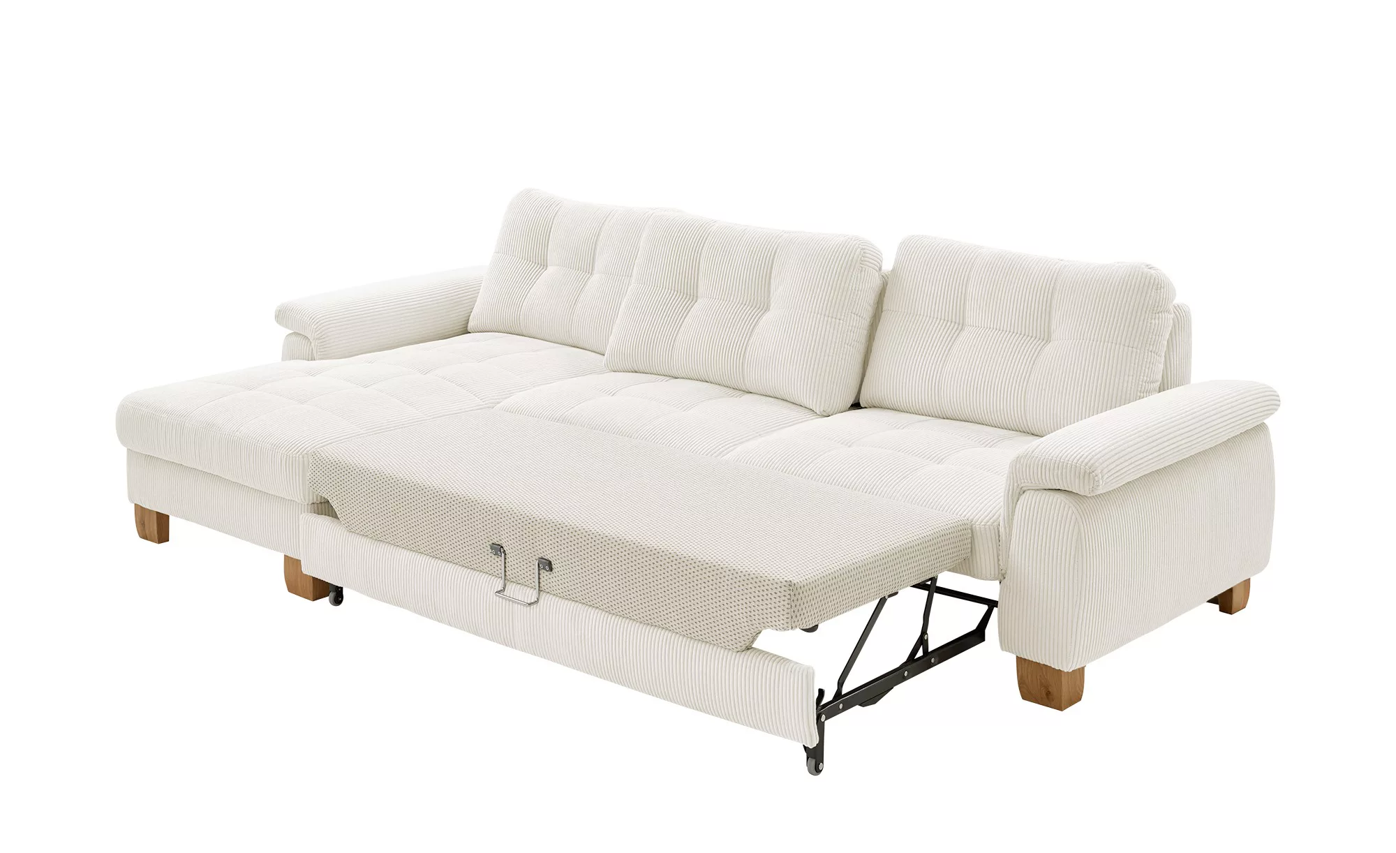 meinSofa Ecksofa  aus Cord Suna ¦ creme ¦ Maße (cm): B: 316 H: 86 T: 177.0 günstig online kaufen