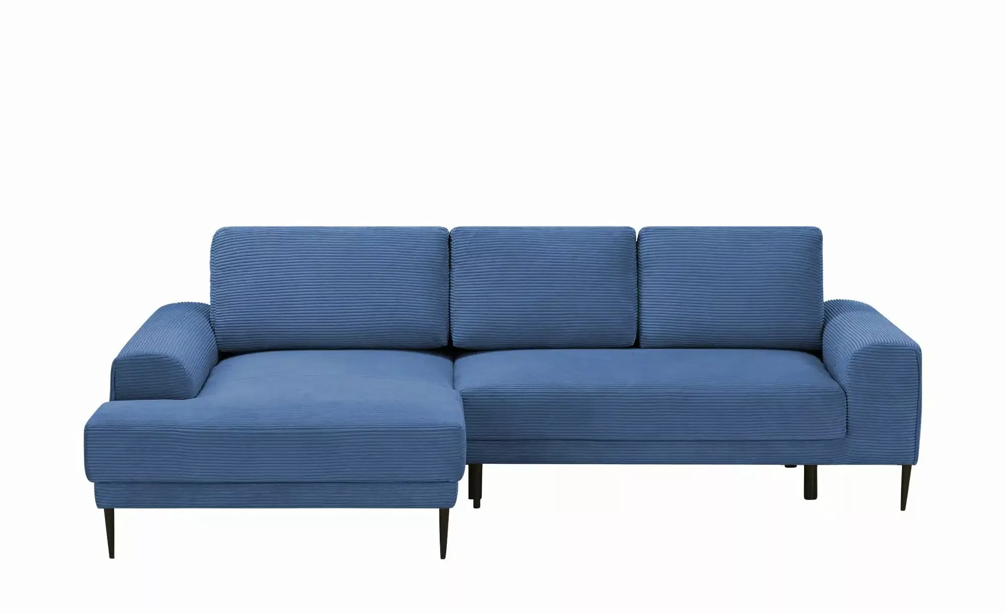 switch Ecksofa aus Cord Capitol ¦ blau ¦ Maße (cm): B: 276 H: 89 T: 175.0 P günstig online kaufen