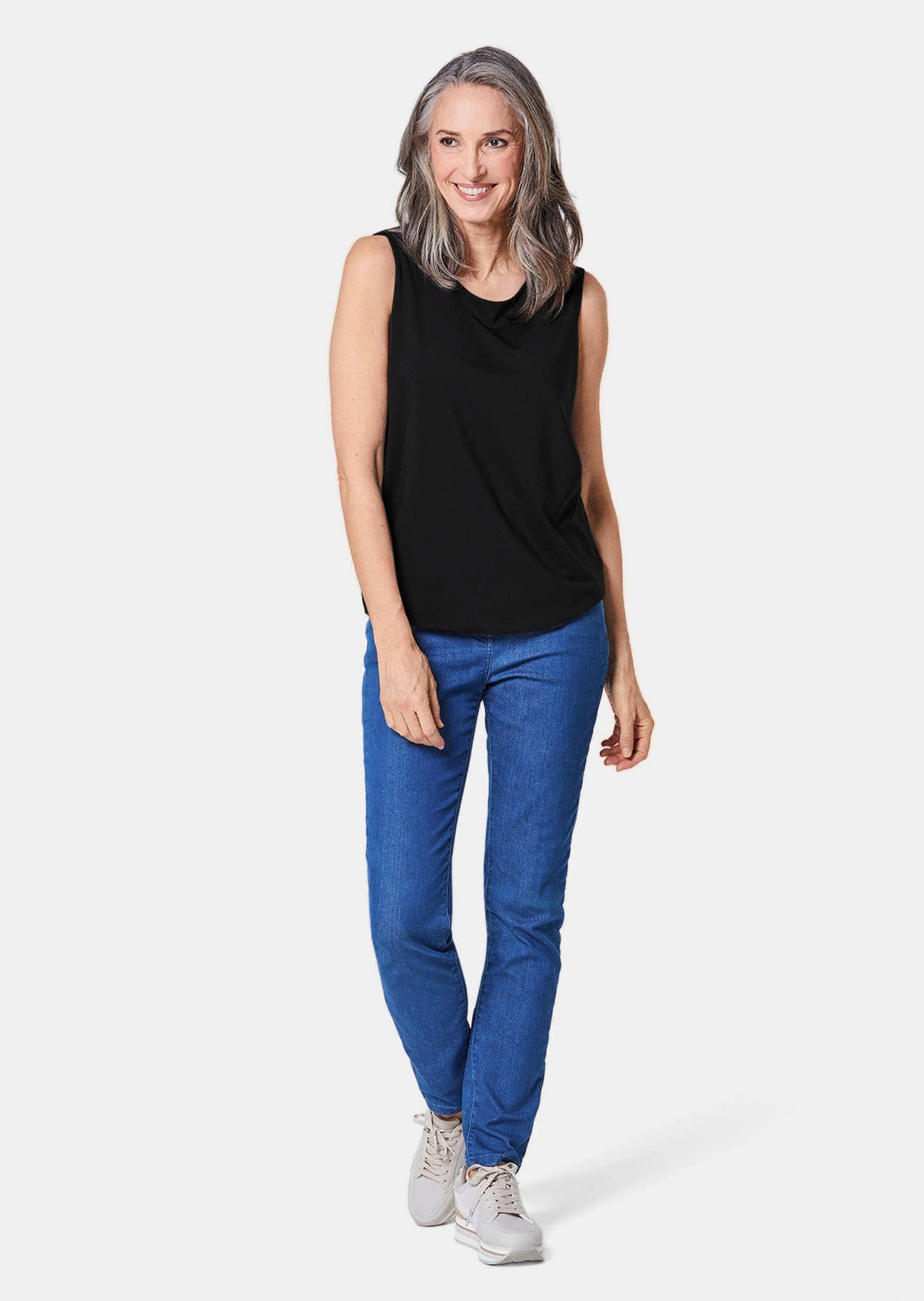 GOLDNER Shirttop Gepflegtes Top in formstabiler günstig online kaufen