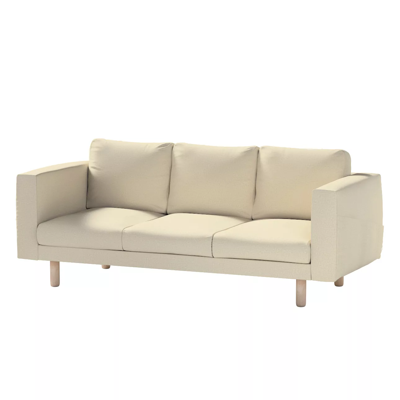 Bezug für Norsborg 3-Sitzer Sofa, ecru, Norsborg 3-Sitzer Sofabezug, Chenil günstig online kaufen