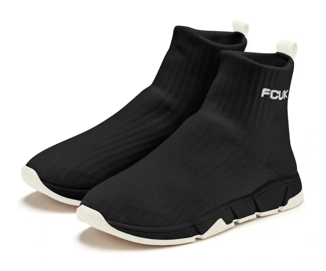 FCUK Sneaker "Sock Boot,", Freizeitschuh, Sock Sneaker, High Top Sneaker, S günstig online kaufen