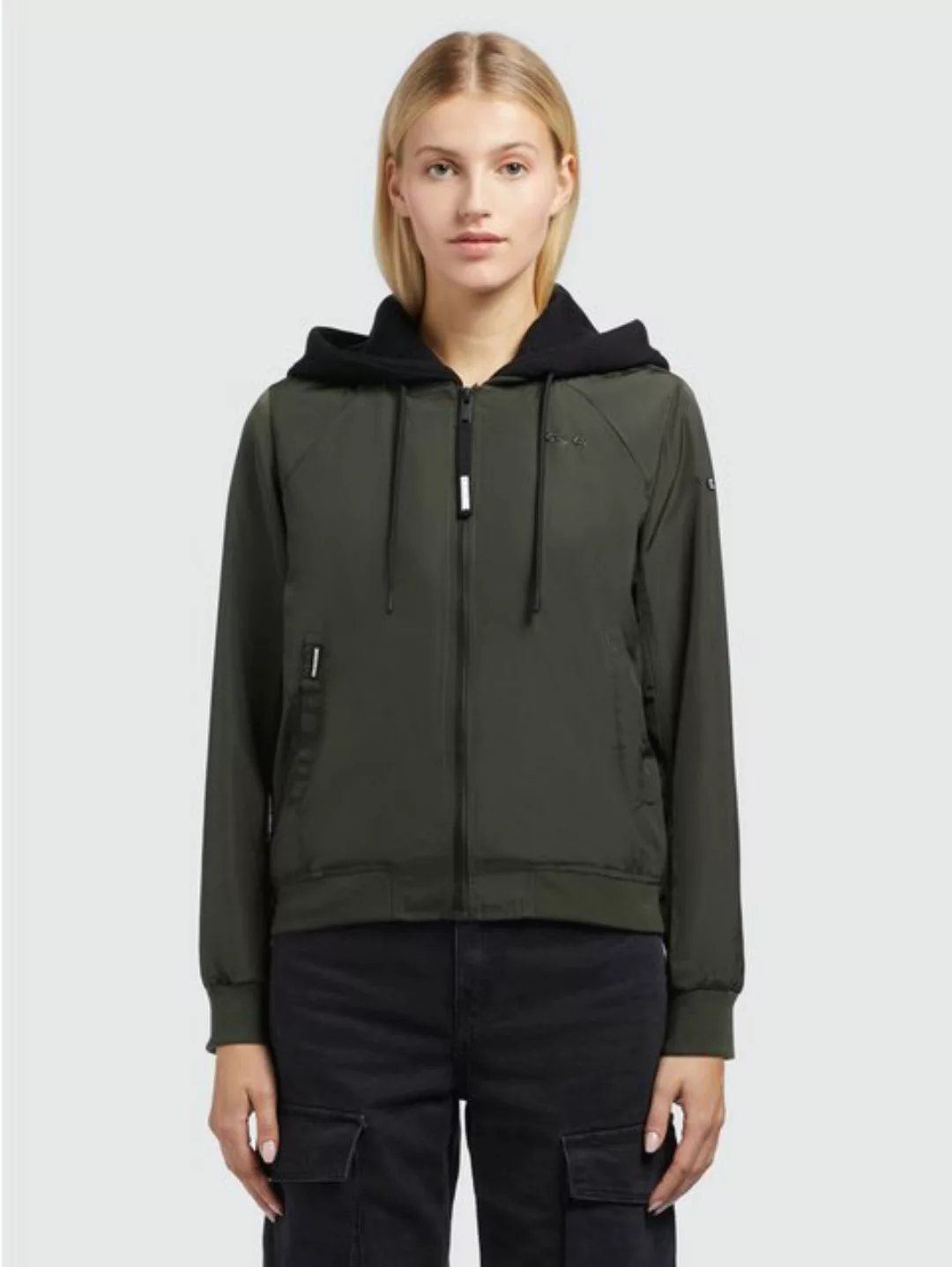 khujo Langmantel Blouson KHUJO oliv günstig online kaufen