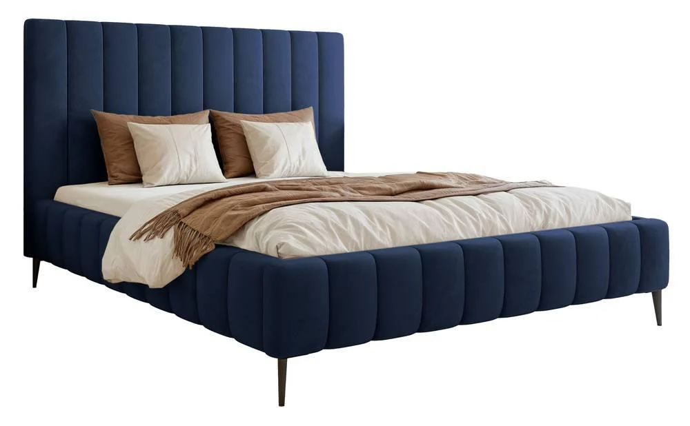 NADUVI Collection | Bettgestell Flores Samt 180x200 mit Staufach günstig online kaufen