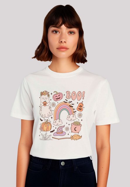 F4NT4STIC T-Shirt "Retro Halloween Boo", Premium Qualität, Unisex Schnitt günstig online kaufen