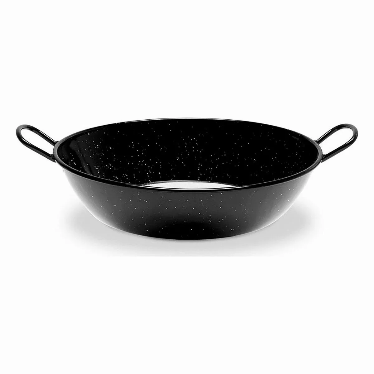 Tiefe Pfanne Mit Griffen Vaello Schwarz Emaillierter Edelstahl (ø 28 Cm) günstig online kaufen