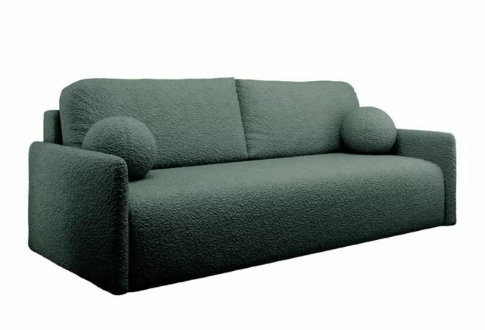 Compleo Schlafsofa kleine mit Bettkasten STYLO, Polstersofa, Breite: 206 cm günstig online kaufen