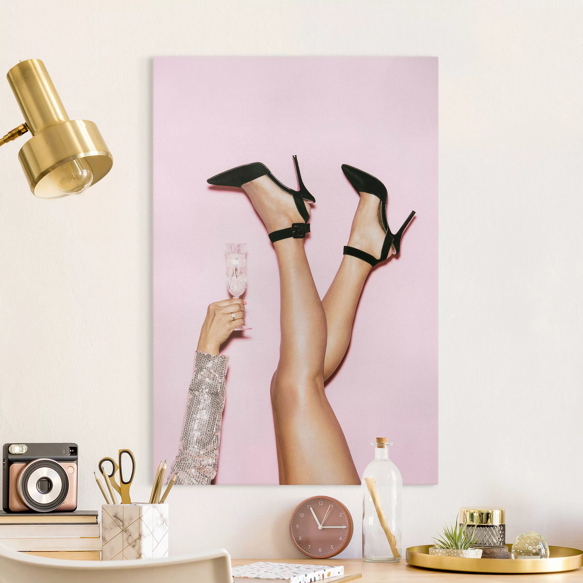 Leinwandbild Party Heels günstig online kaufen