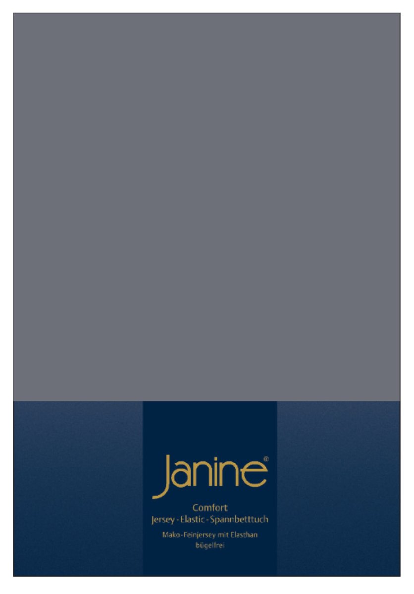 Janine Spannbetttuch Comfort - Elastic-Jersey, Mako-Feinjersey, Bettlaken G günstig online kaufen