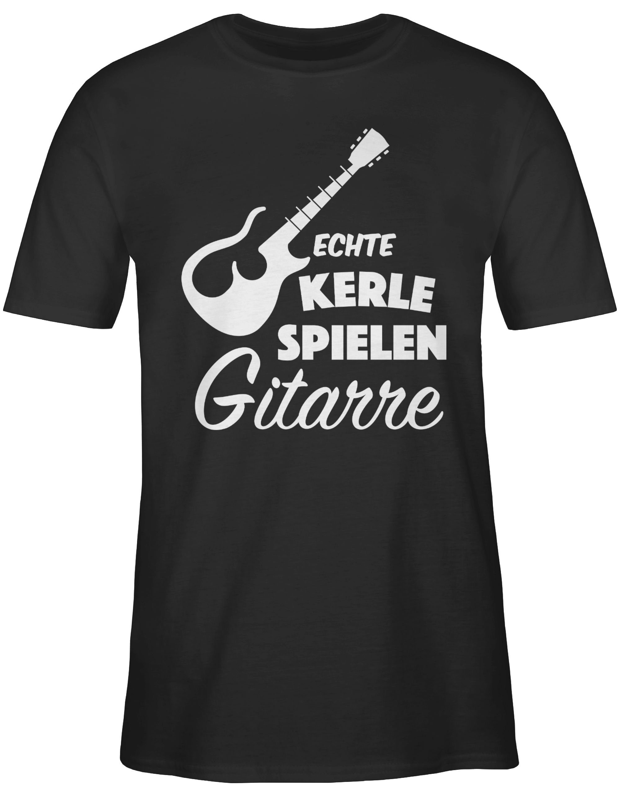 Shirtracer T-Shirt Echte Kerle spielen Gitarre günstig online kaufen