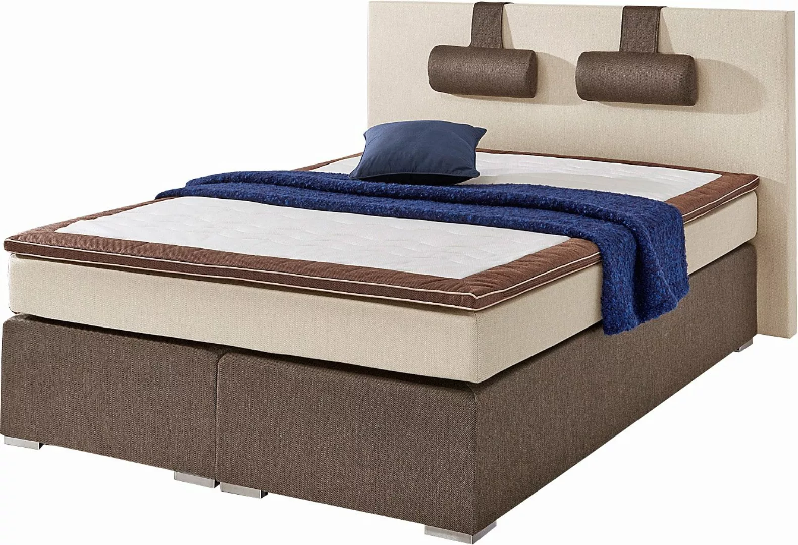 ATLANTIC home collection Boxspringbett "Rick", mit Bonnell-Federkernmatratz günstig online kaufen