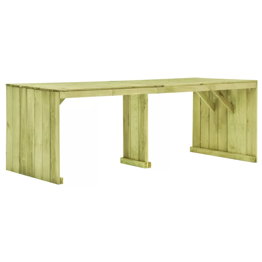 Gartentisch 220x101,5x80 Cm Impregniertes Kiefernholz günstig online kaufen