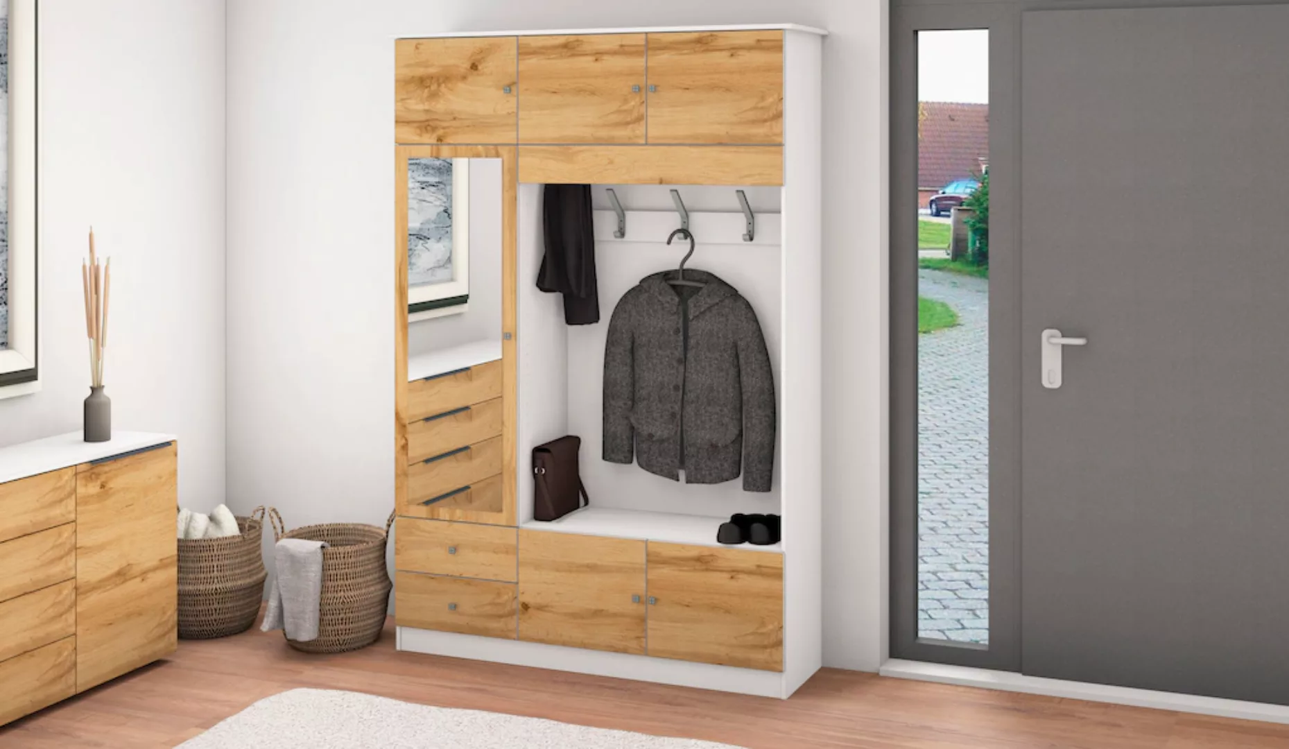 borchardt Möbel Garderobenschrank "Kompakta", Höhe 202 cm günstig online kaufen