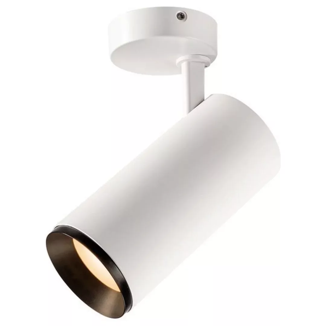 LED Wand- und Deckenspot Numinos in Weiß und Schwarz 28W 2400lm 3000K 60° günstig online kaufen