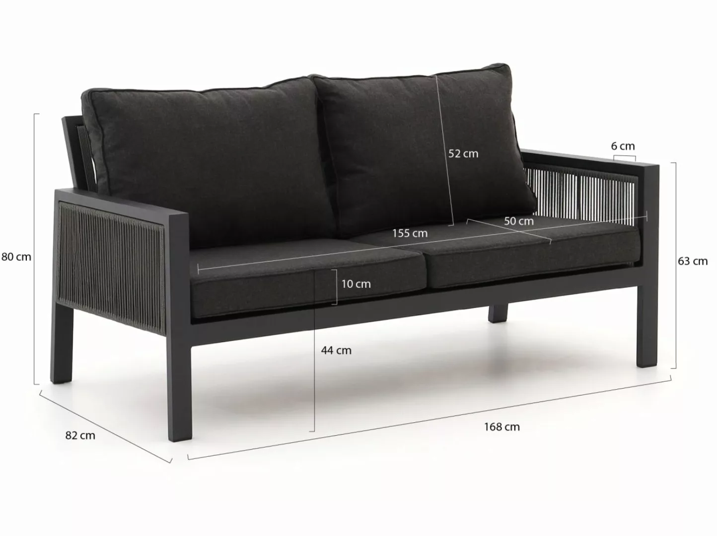 Manifesto Alzano Gartensofa 168 cm günstig online kaufen