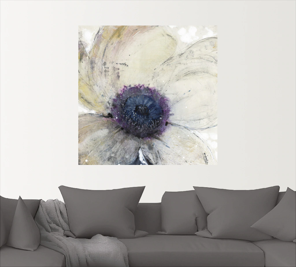 Artland Wandbild "Blumenfluss II", Blumen, (1 St.), als Alubild, Outdoorbil günstig online kaufen