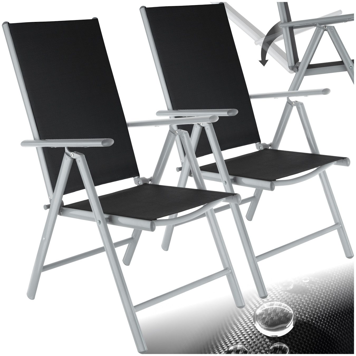 tectake Gartenstuhl Marilena (Set., 2 St), günstig online kaufen