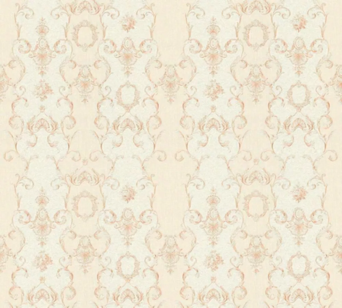 Bricoflor Rosegold Tapete Französisch Romantische Schlafzimmer und Wohnzimm günstig online kaufen