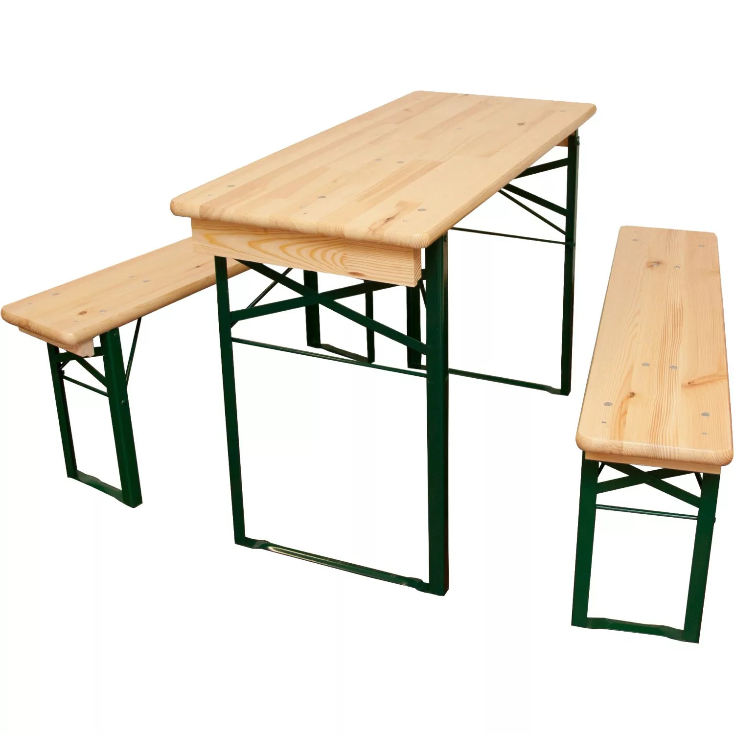 Bierzelt-Garnitur klein für Balkon & Terrasse mit 60 cm breitem Tisch günstig online kaufen