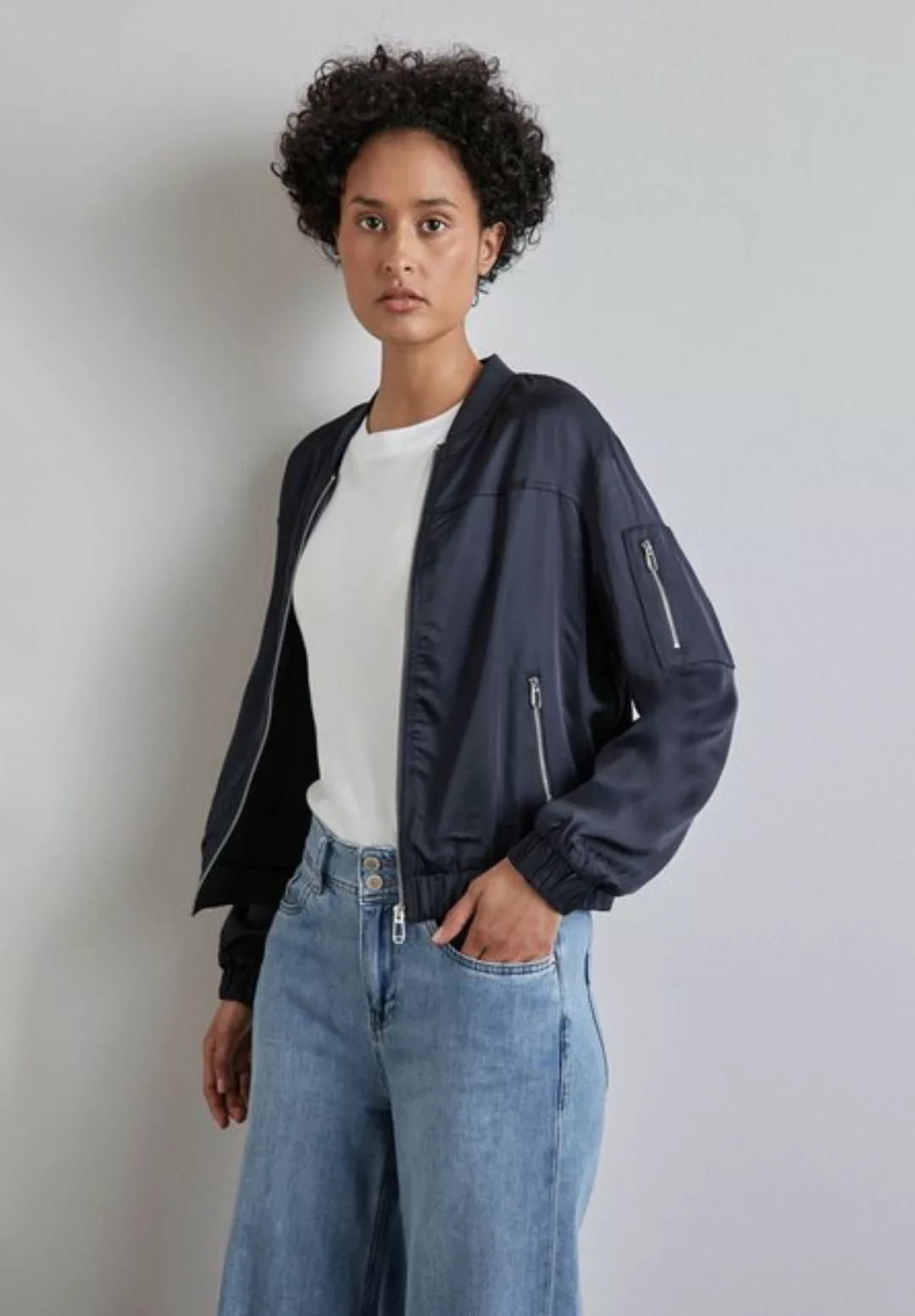 STREET ONE Blouson in Satin-Optik günstig online kaufen