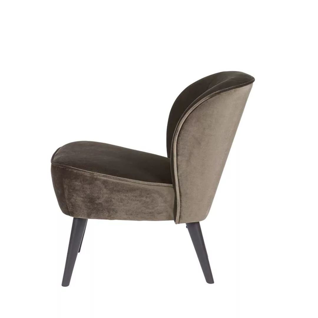 Design Sessel in Dunkelgrün Retro günstig online kaufen