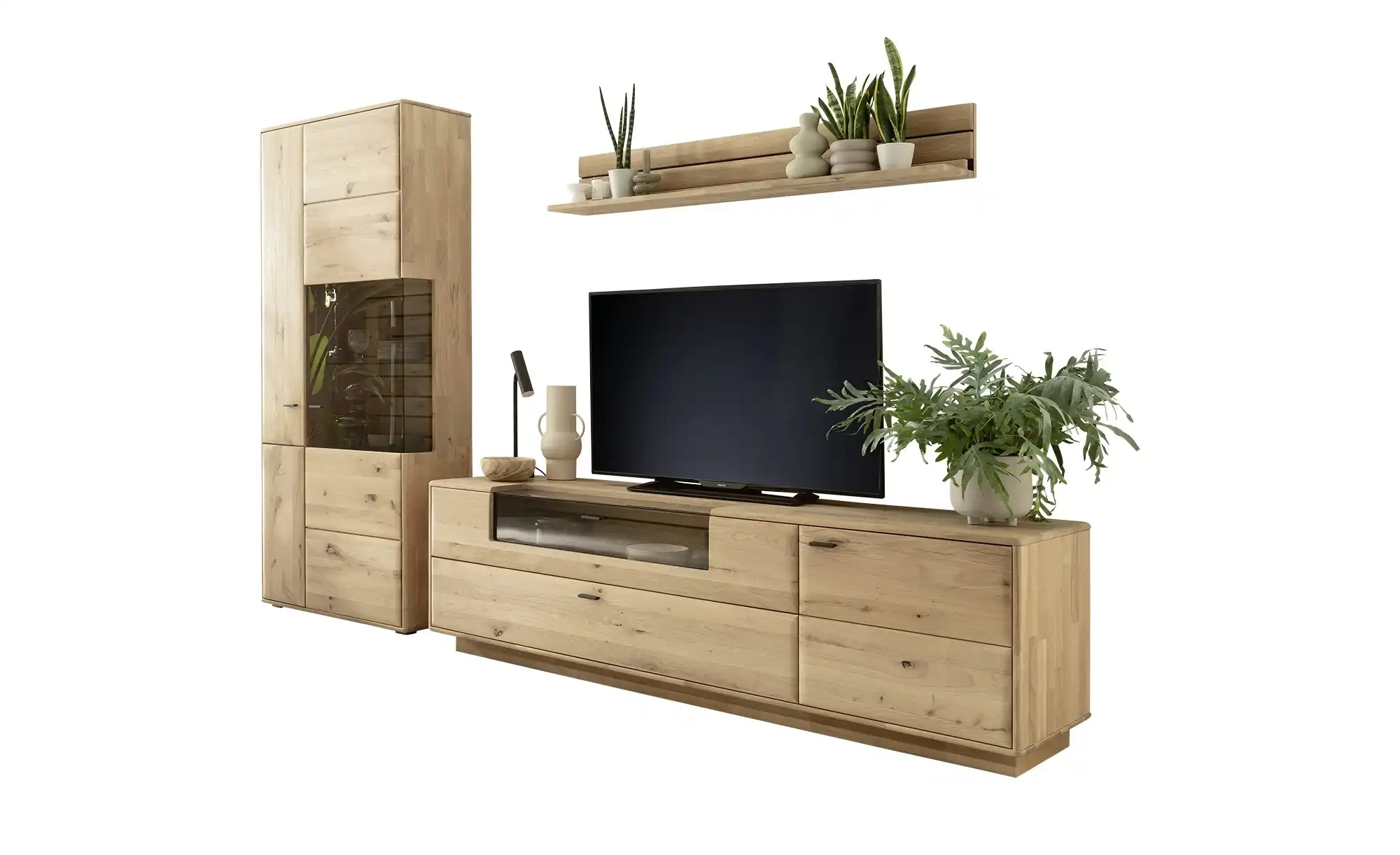 Woodford Wohnkombination  Onna ¦ holzfarben ¦ Maße (cm): B: 308 H: 207 T: 5 günstig online kaufen