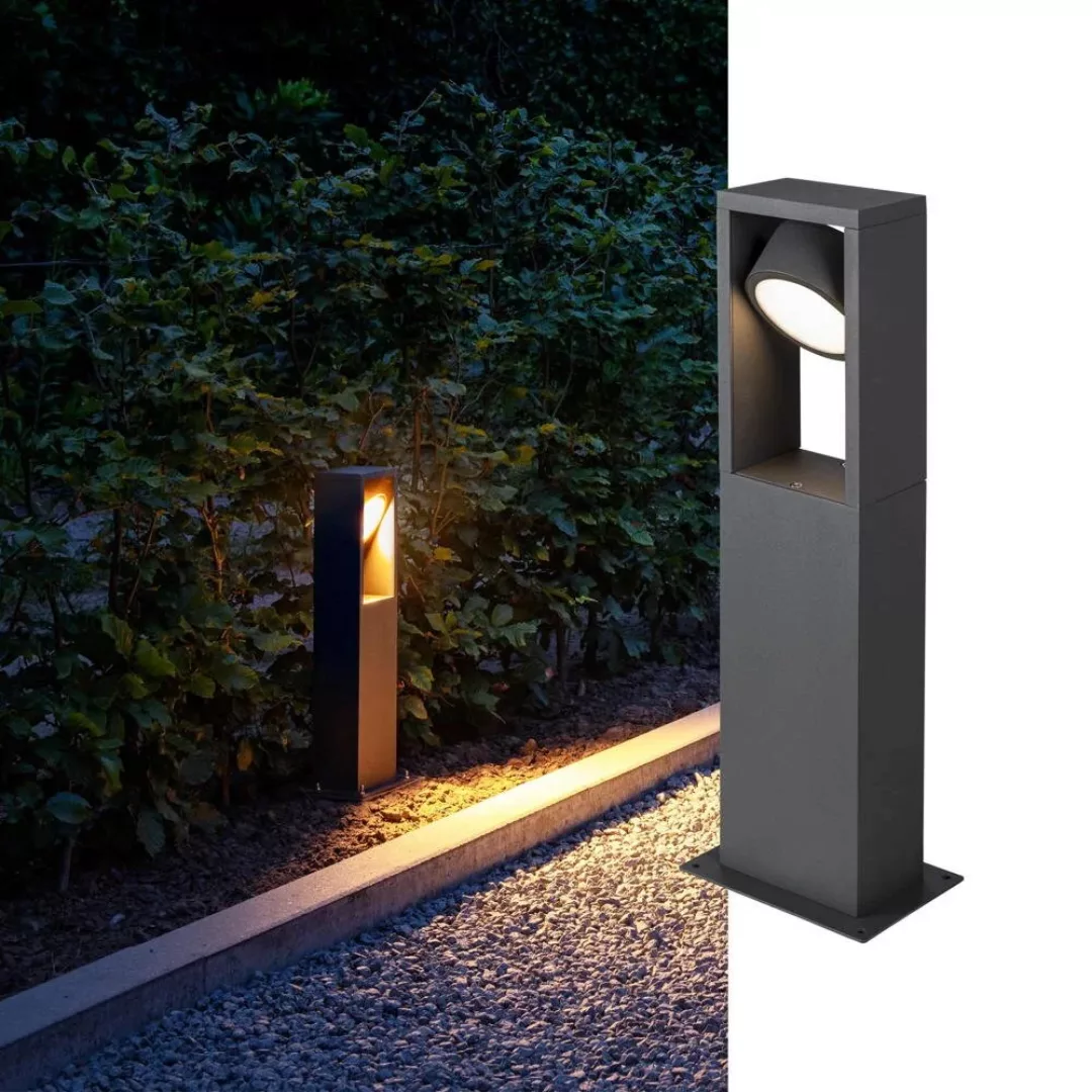 SLV ESKINA FRAME 45, Outdoor LED Stehleuchte single anthrazit CCT switch 30 günstig online kaufen