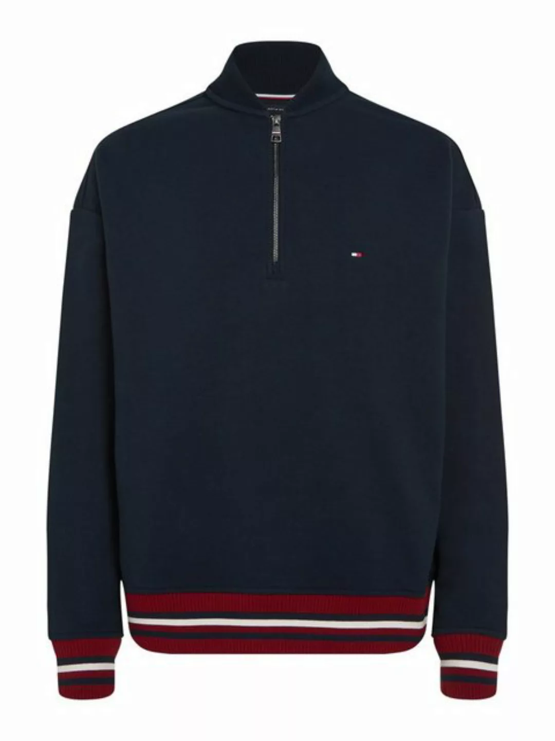 Tommy Hilfiger Sweatshirt "BOLD GLOBAL STRIPE HALF ZIP" günstig online kaufen