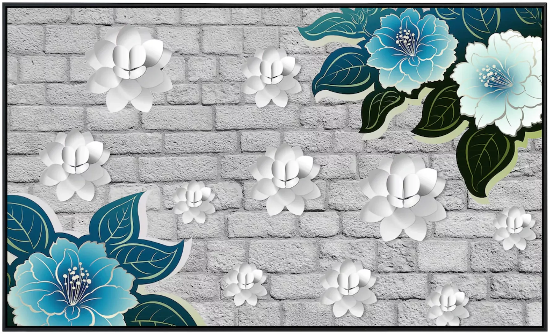 Papermoon Infrarotheizung »Muster mit Blumen«, sehr angenehme Strahlungswär günstig online kaufen