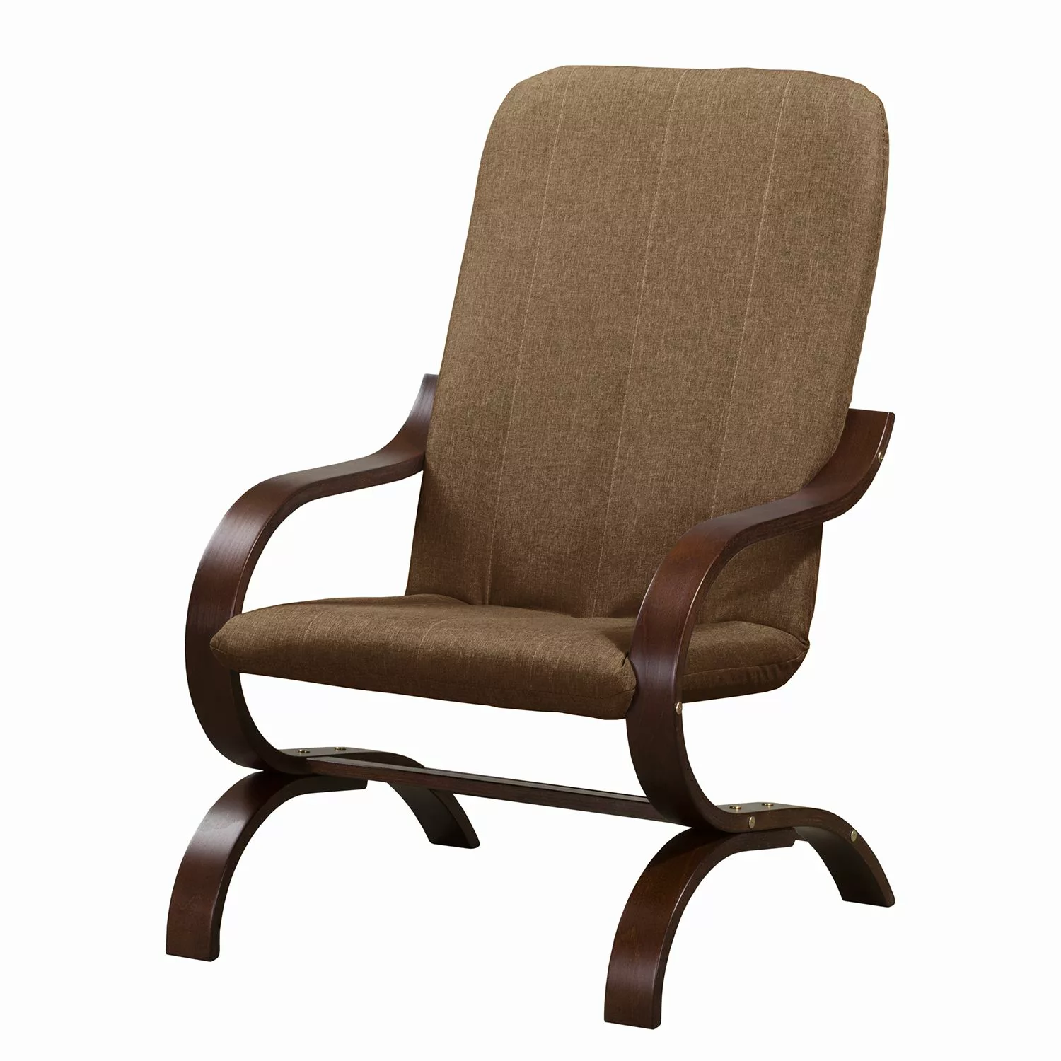 home24 Modoform Sessel Disley Latte Macchiato Webstoff 65x102x70 cm (BxHxT) günstig online kaufen