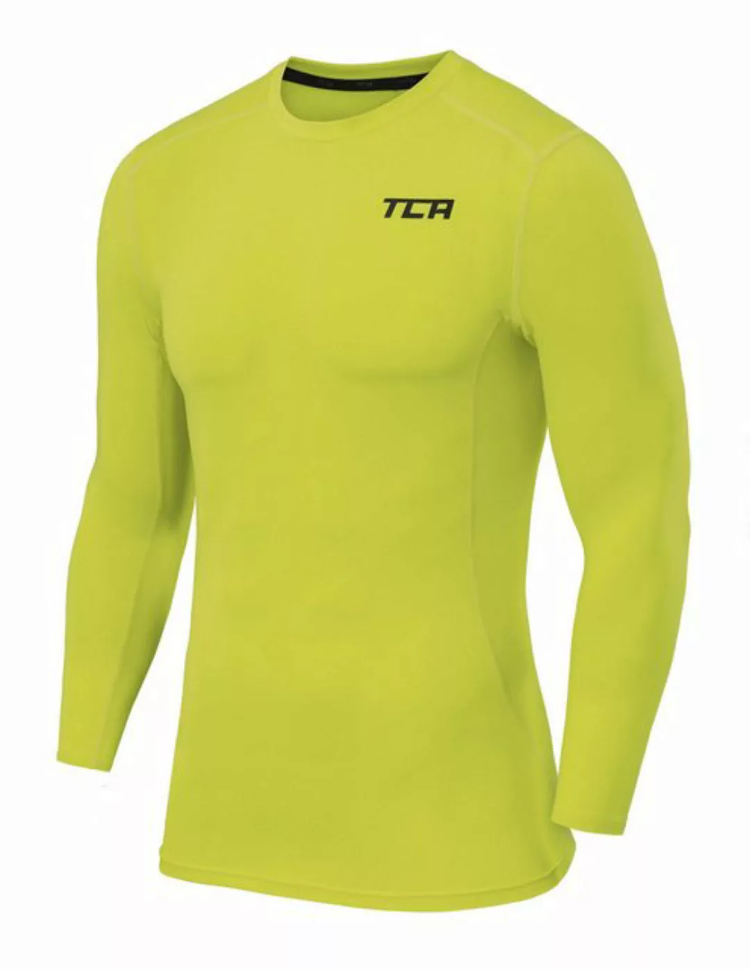 TCA Langarmshirt TCA Herren Langarm Kompressionsshirt - Licht Grün, M (1-tl günstig online kaufen