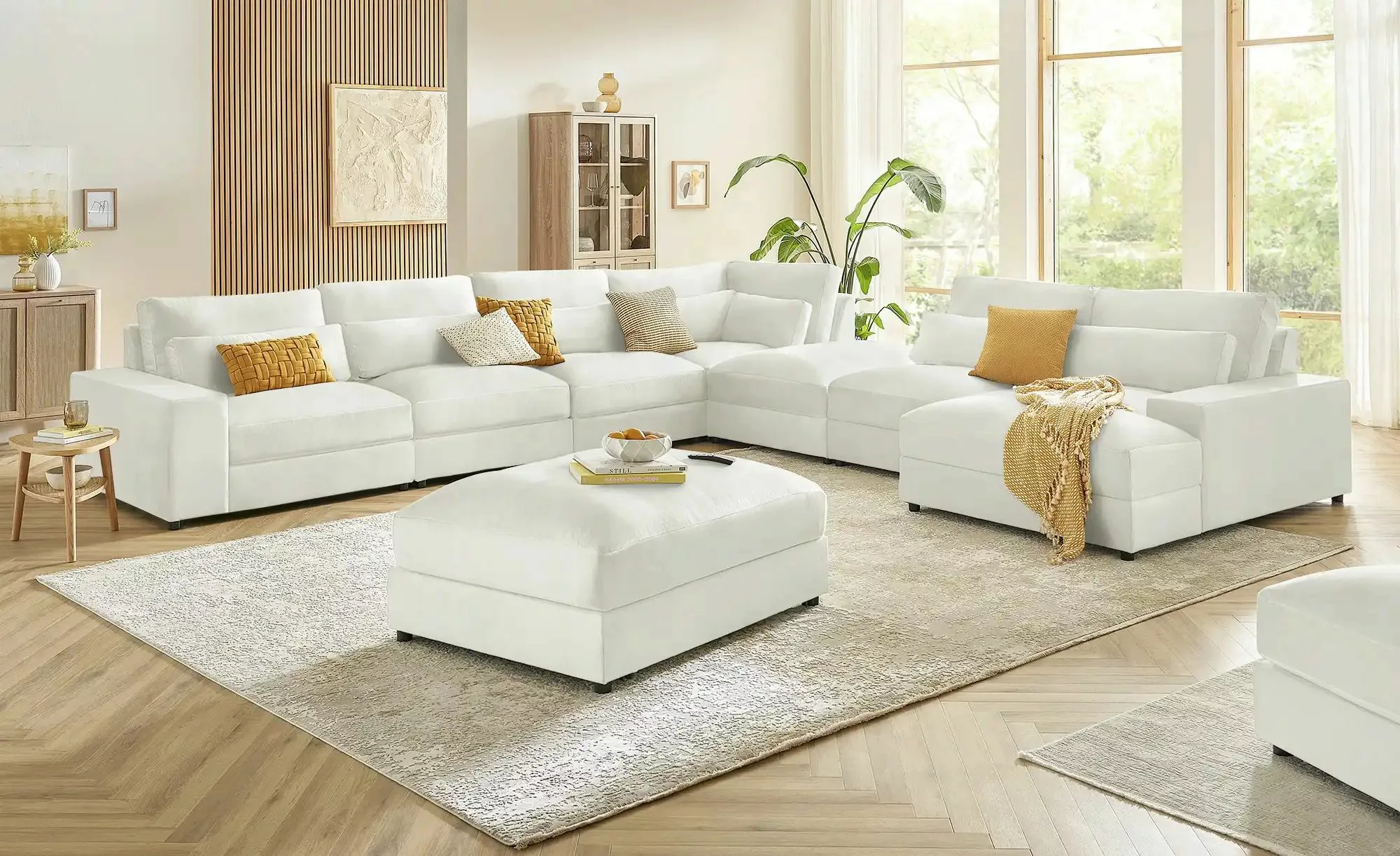 Ecksofa  Branna ¦ beige ¦ Maße (cm): B: 412 H: 88 T: 296.0 Polstermöbel > S günstig online kaufen