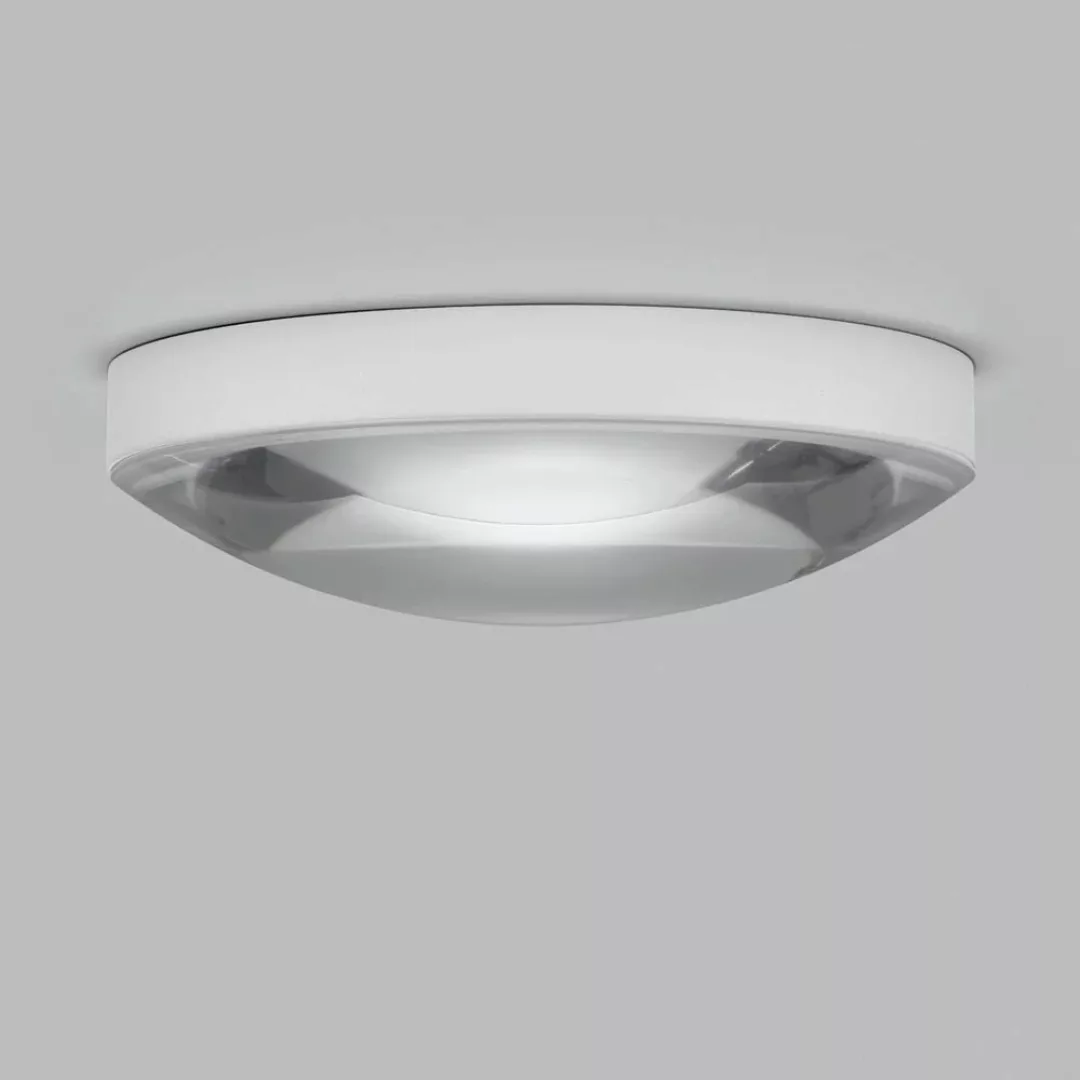 LED Deckeneinbaustrahler Lug in Weiß-matt und Transparent 14W 1610lm 120mm günstig online kaufen