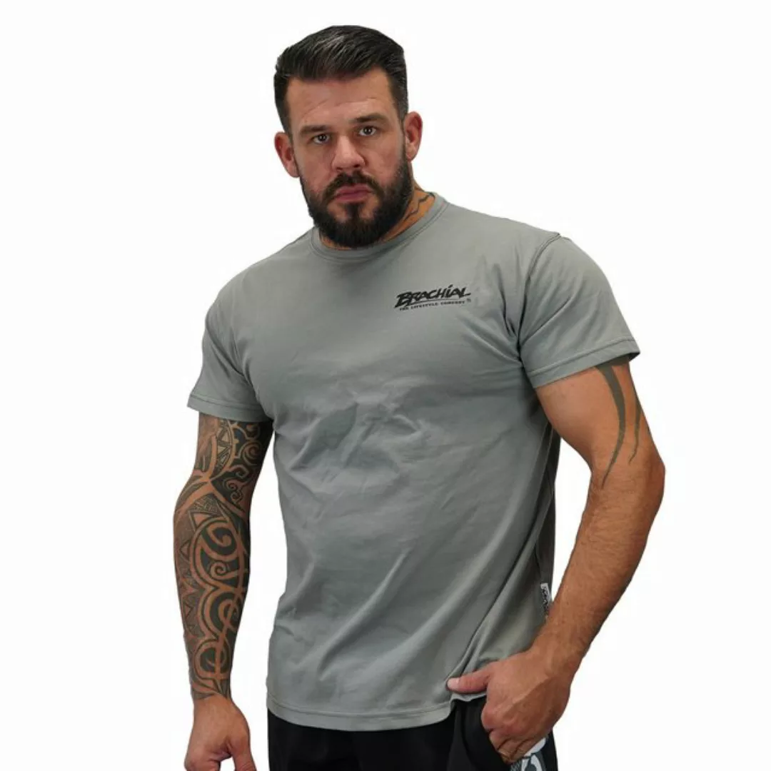BRACHIAL THE LIFESTYLE COMPANY T-Shirt Brachial T-Shirt "Core" grau S günstig online kaufen