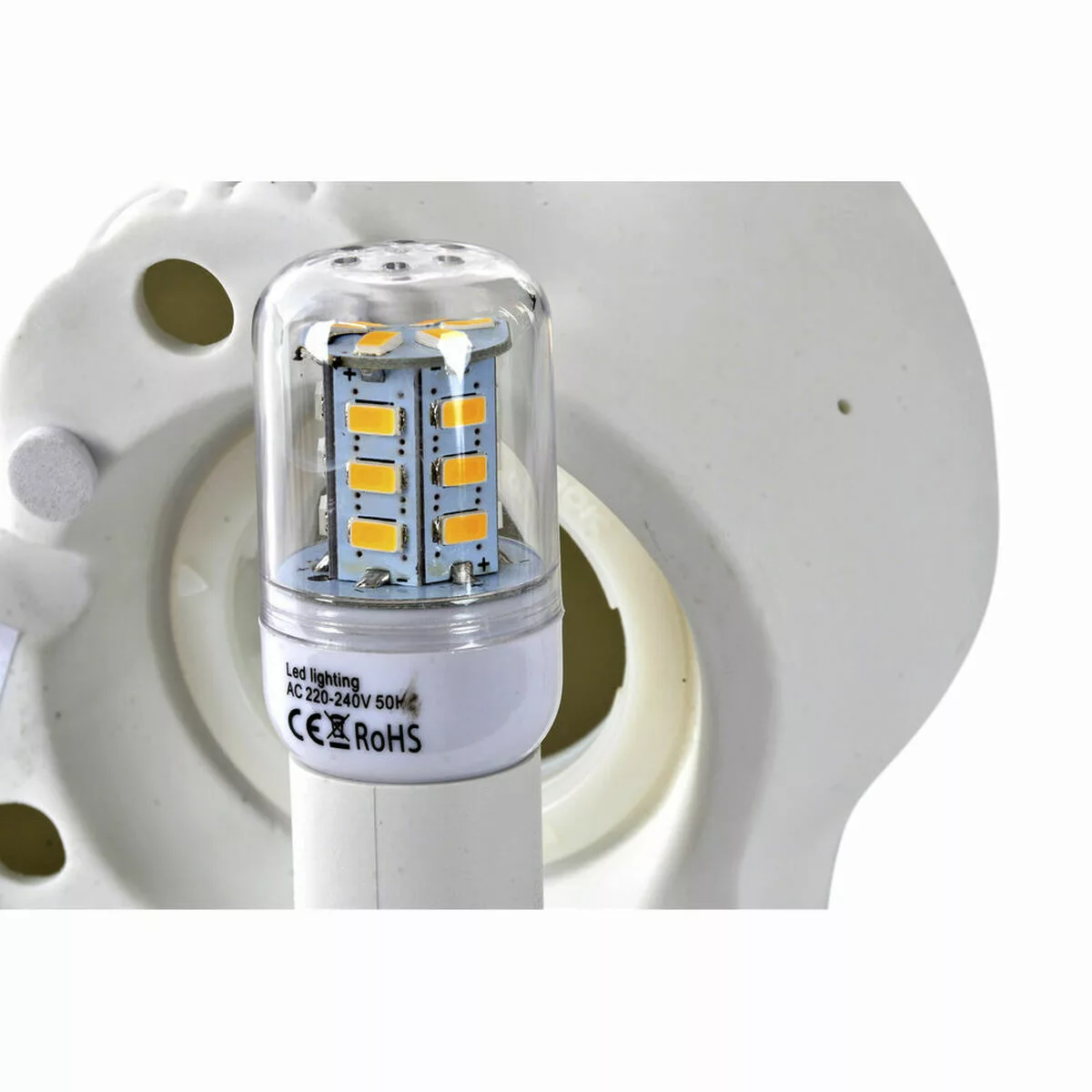Tischlampe Dkd Home Decor Weiß Porzellan 25w 220 V Led (15.5 X 13.5 X 26.5 günstig online kaufen
