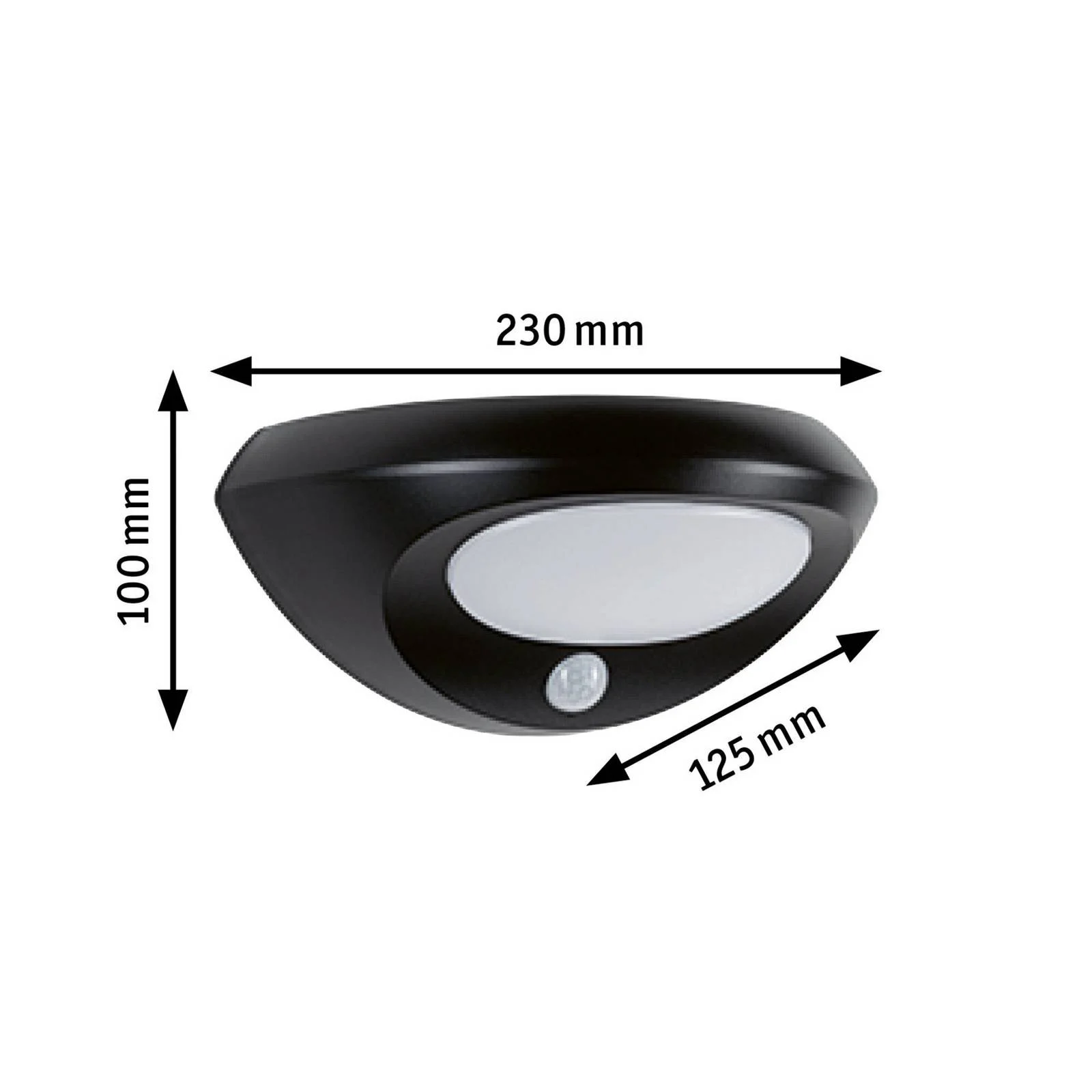 Paulmann LED-Solar-Außenwandlampe Sorova, Sensor, anthrazit günstig online kaufen