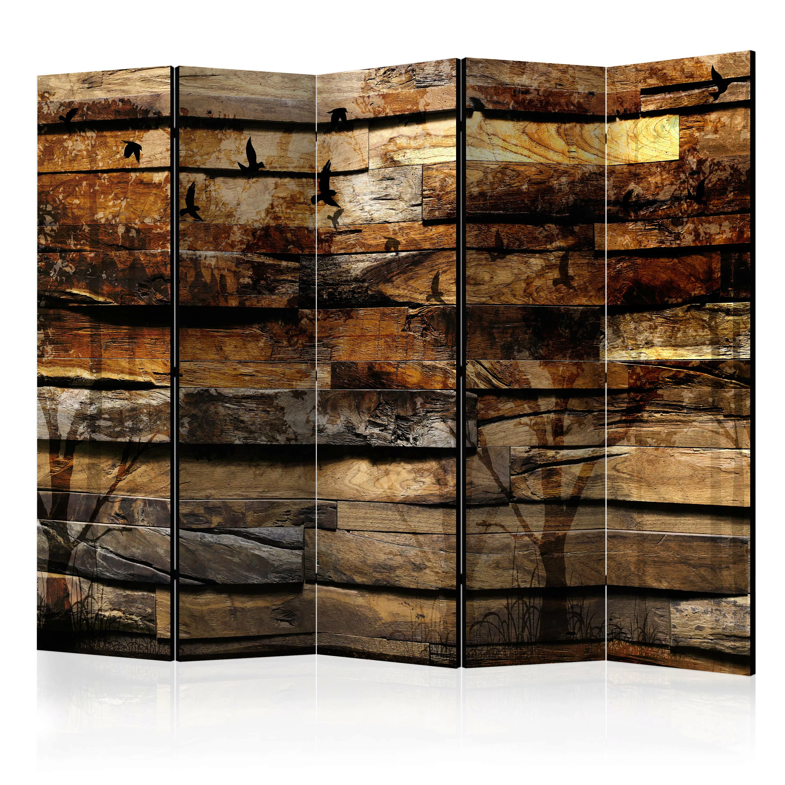 5-teiliges Paravent - Reflection Of Nature Ii [room Dividers] günstig online kaufen