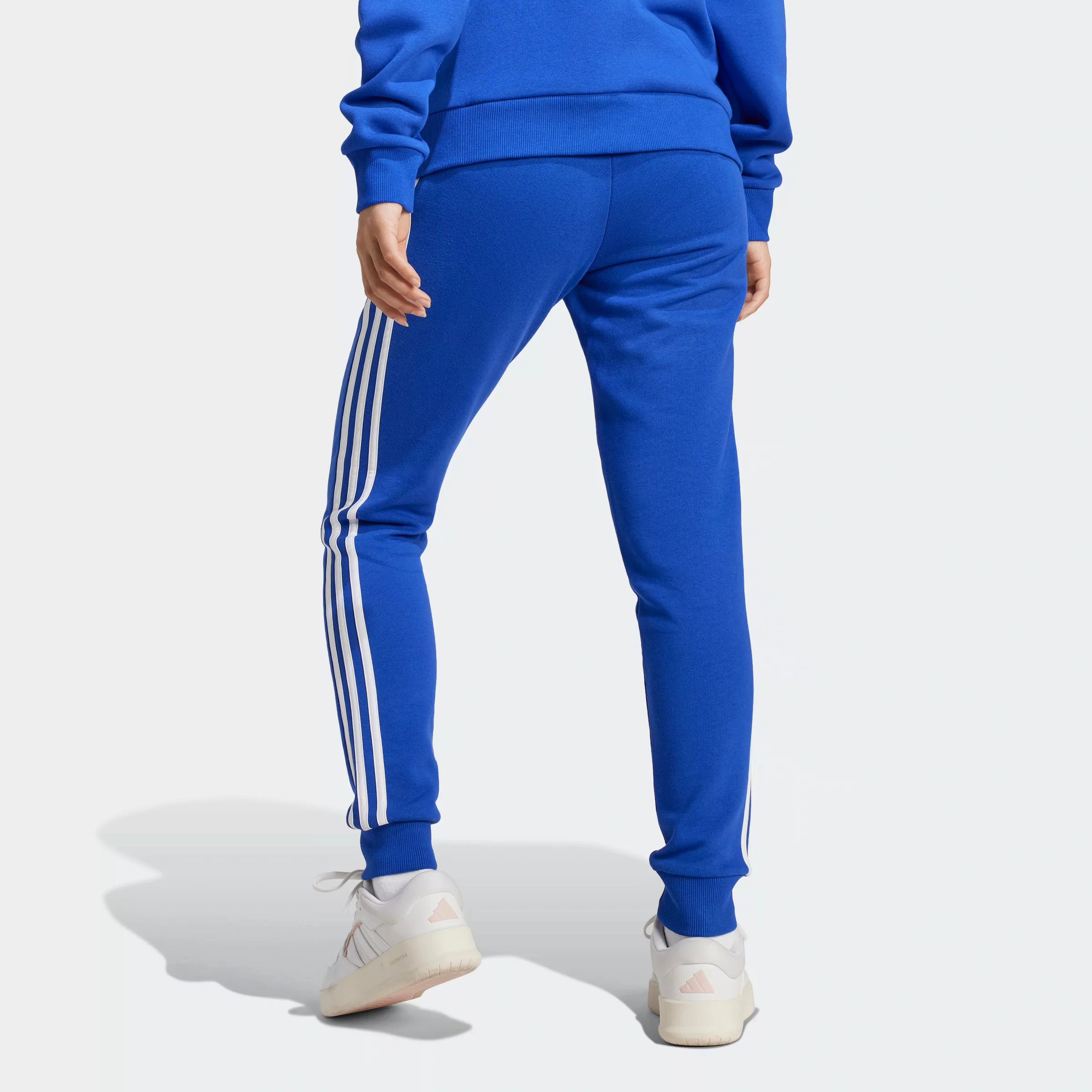 adidas Sportswear Sporthose "ESSENTIALS 3STREIFEN FRENCH TERRY CUFFED HOSE" günstig online kaufen