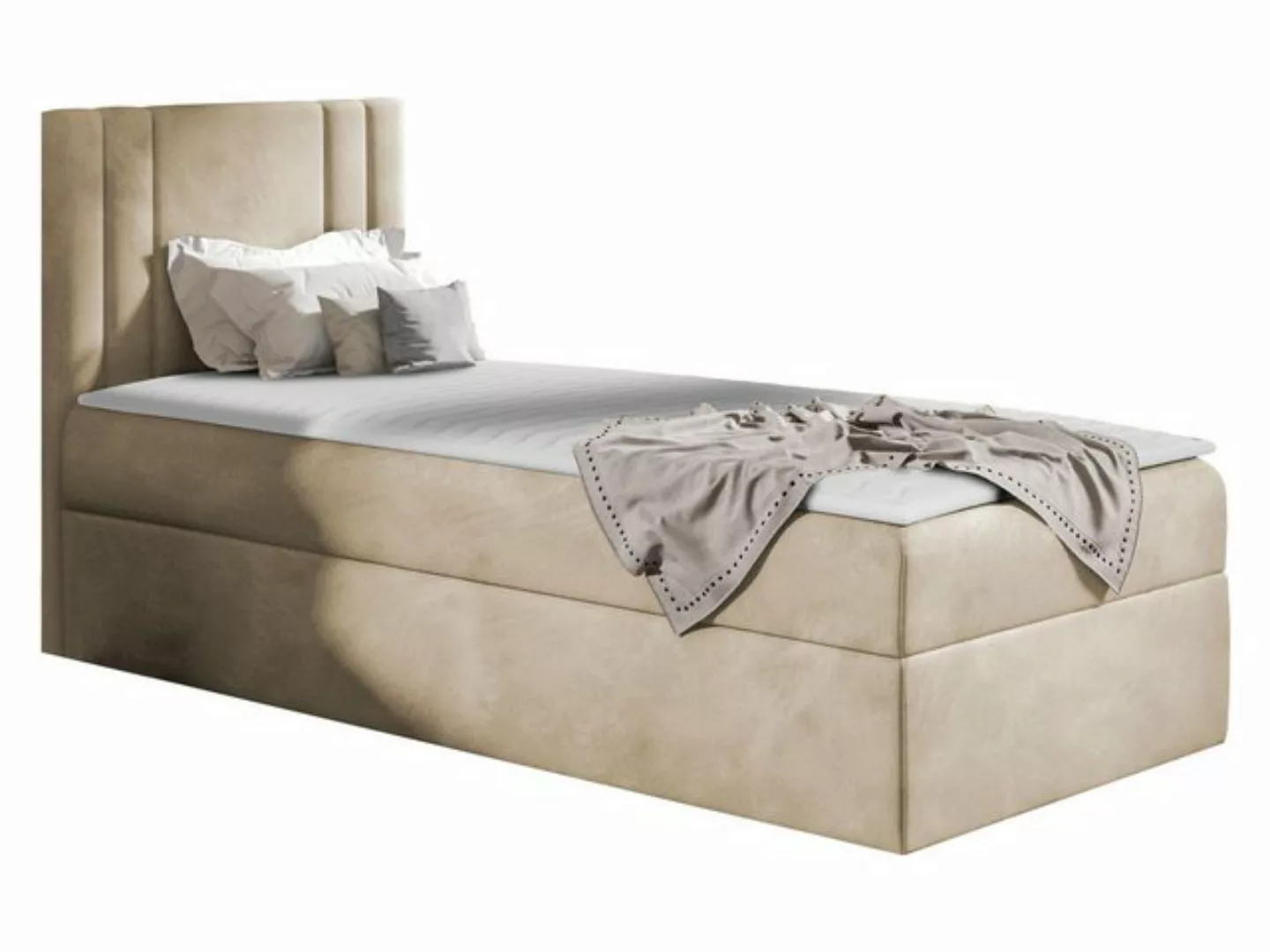 MIRJAN24 Boxspringbett Carmen Mini (mit Hauptmatratze, Topper, Kopfteil), 8 günstig online kaufen