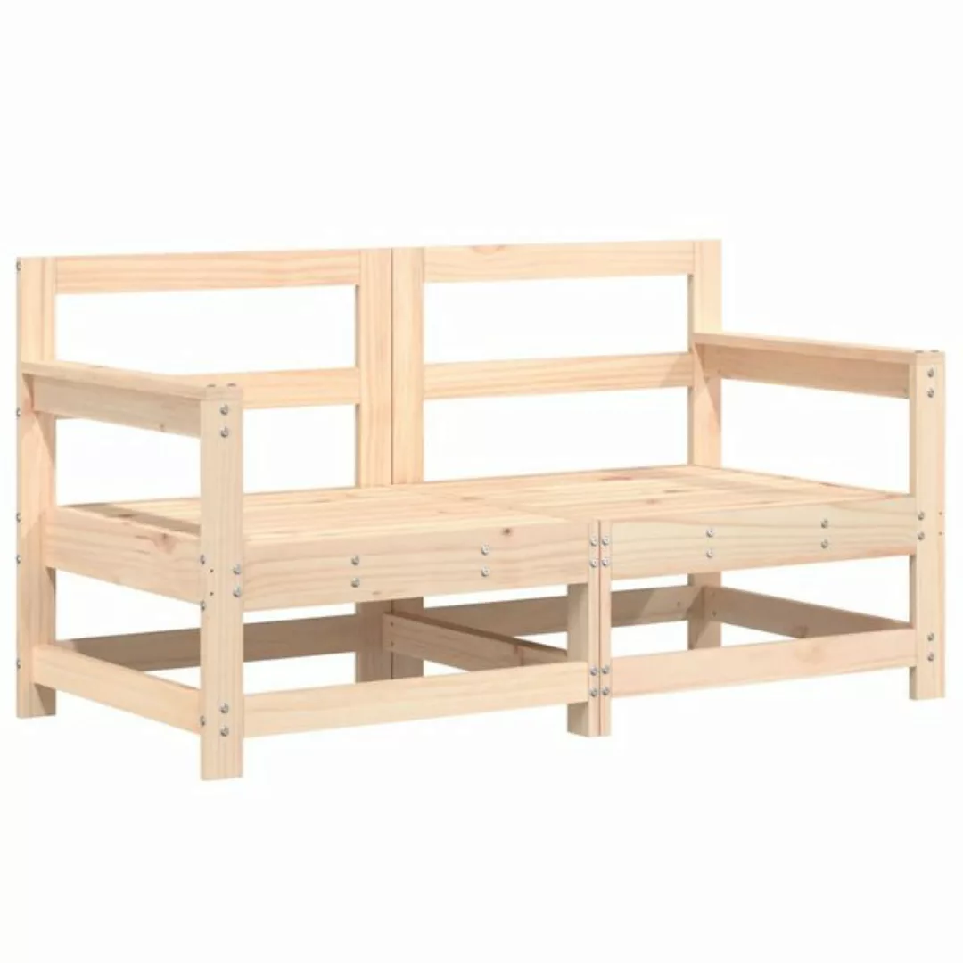 vidaXL Ecksofa Garten-Ecksofas 2 Stk. Massivholz Kiefer günstig online kaufen