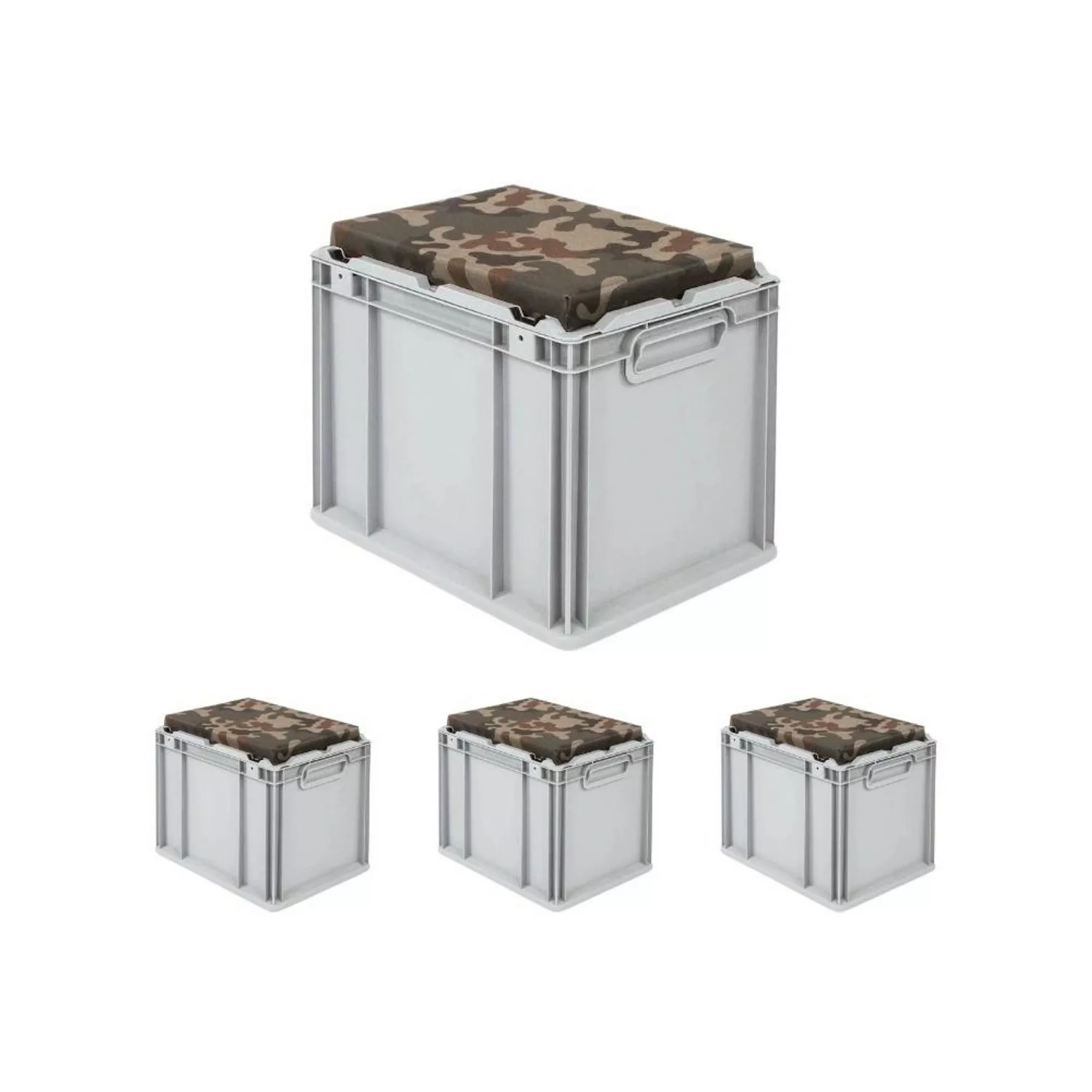 PROREGAL SparSet 4x Eurobox NextGen Seat Box Camouflage HxBxT 365 x 30 x 40 günstig online kaufen