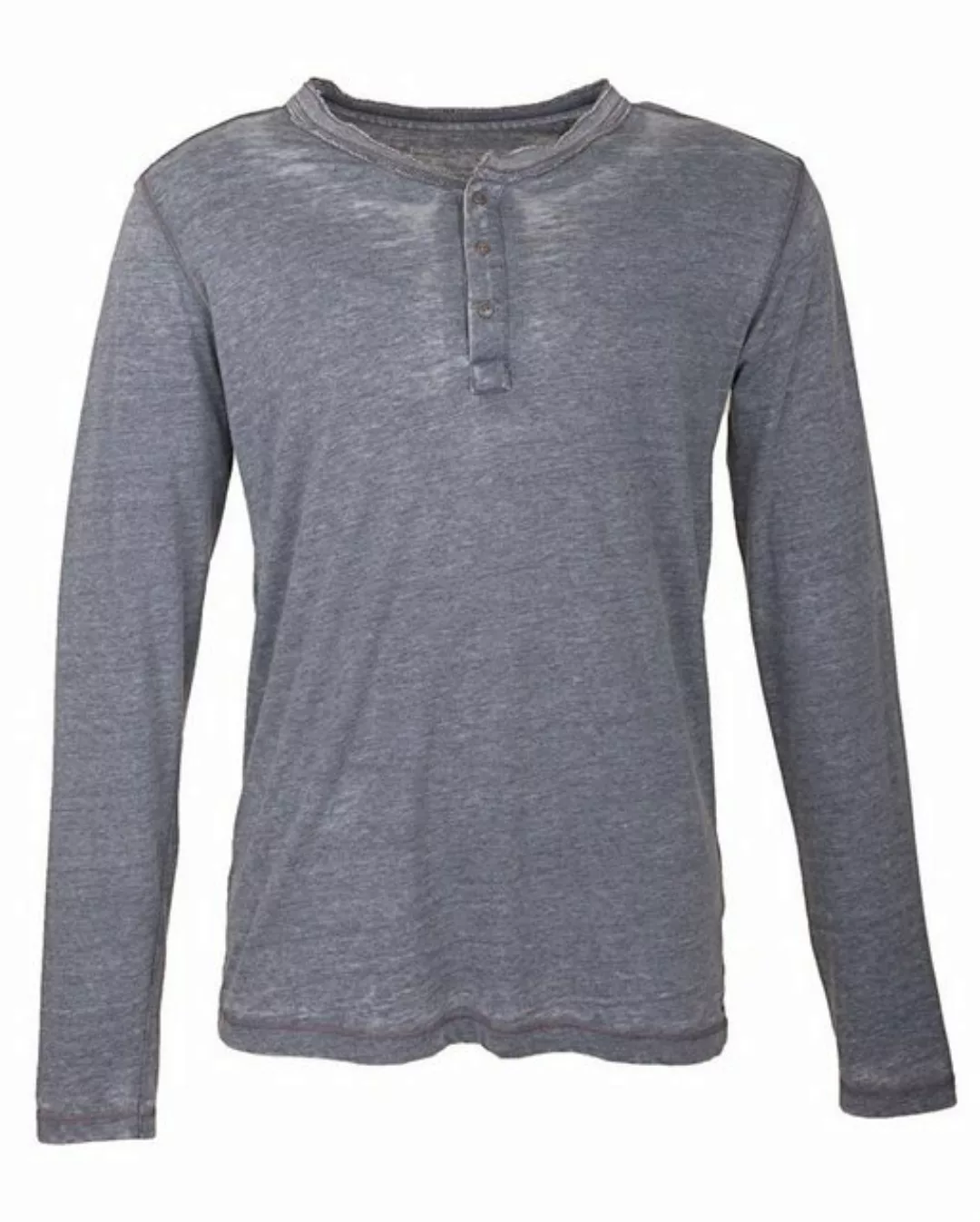 DAILY´S Langarmshirt HARALD: Herren Longsleeve im Used Look günstig online kaufen