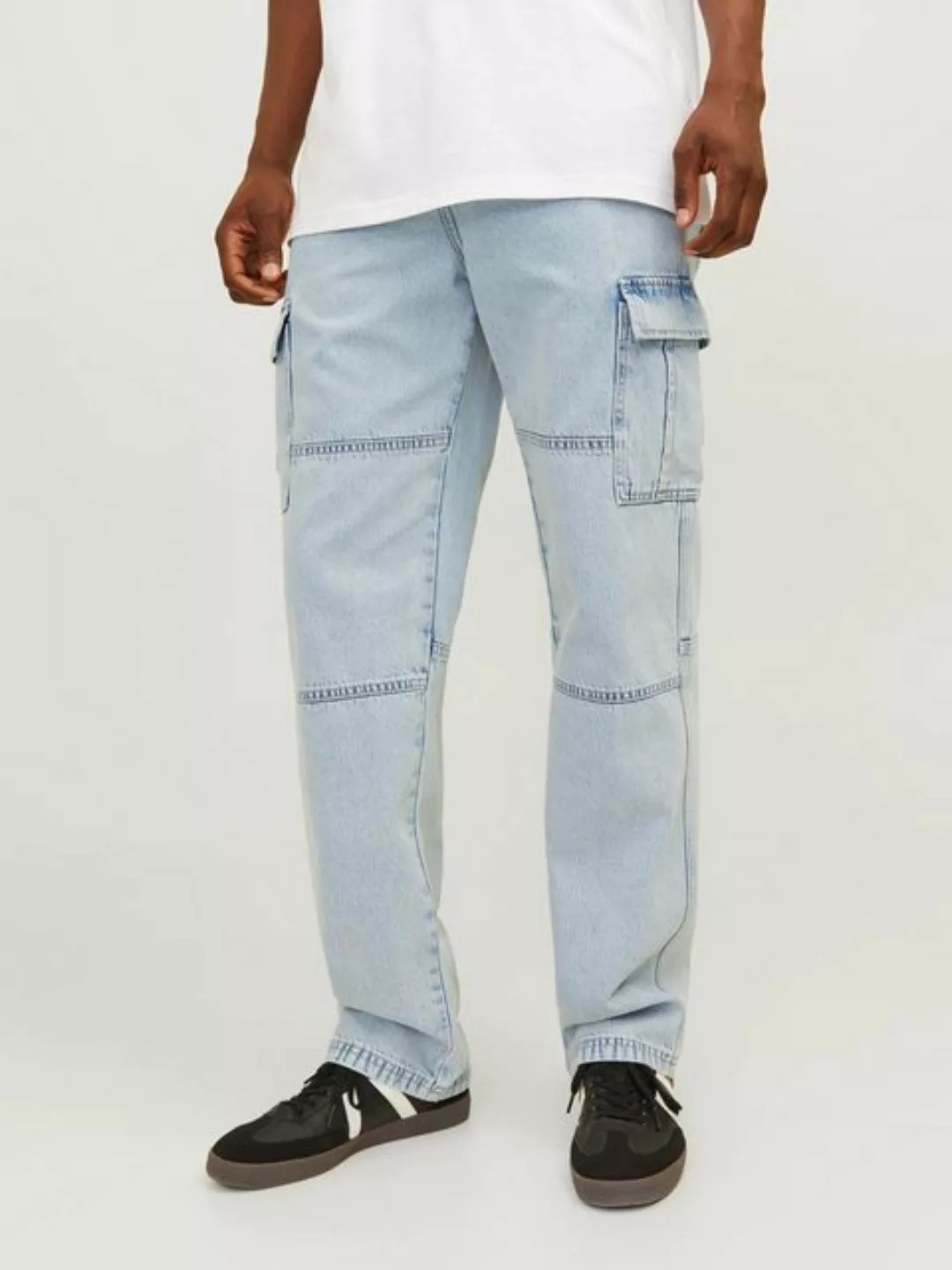 Jack & Jones Loose-fit-Jeans "JJIEDDIE JJWADE MF 448 SN" günstig online kaufen