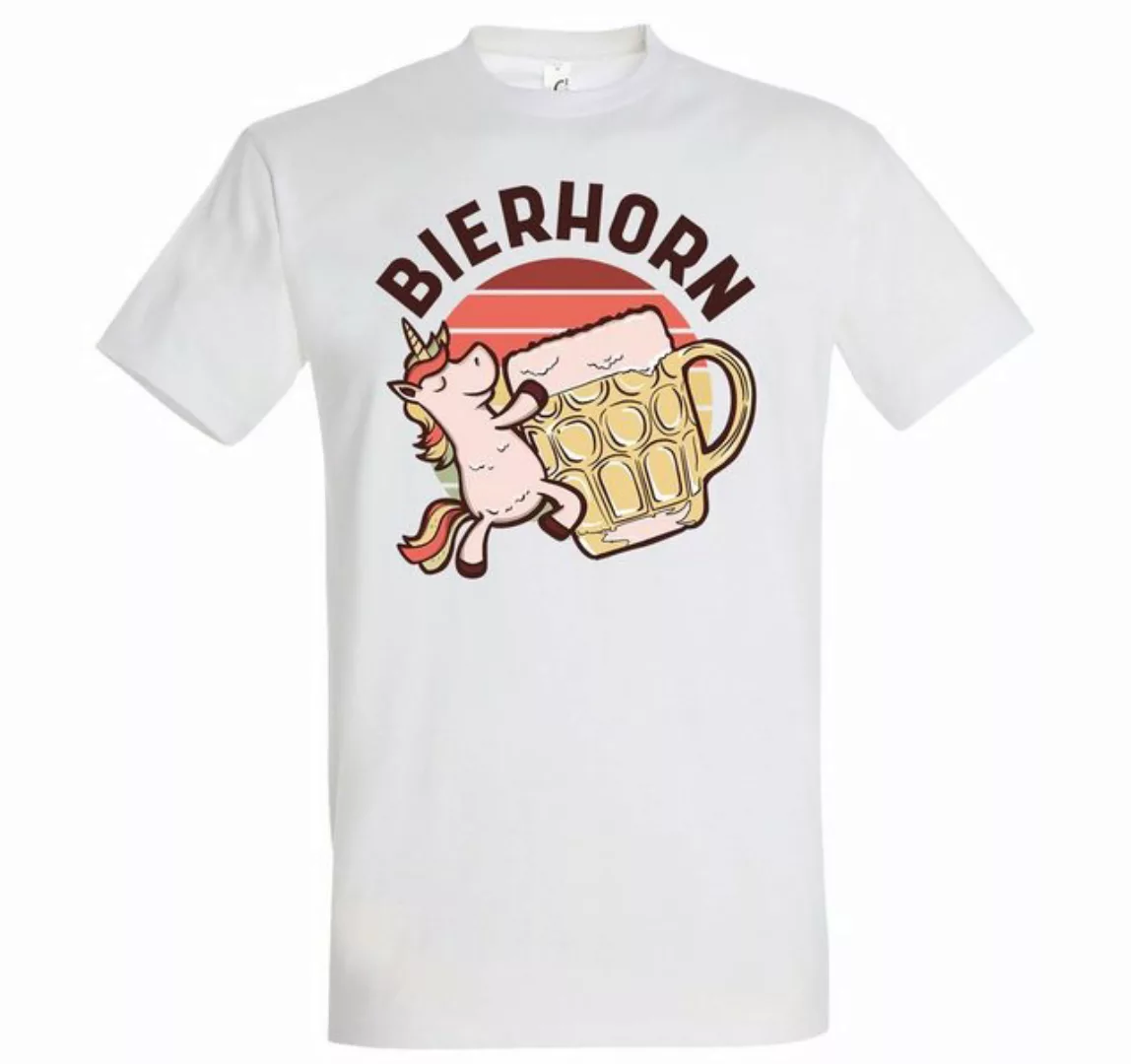 Youth Designz T-Shirt Bierhorn Herren T-Shirts mit lustigem Spruch günstig online kaufen