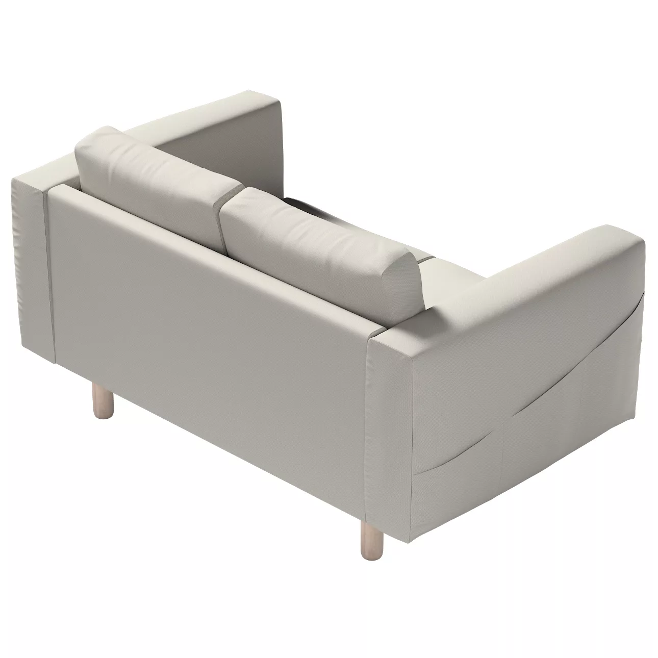 Bezug für Norsborg 2-Sitzer Sofa, grau, Norsborg 2-Sitzer Sofabezug, Living günstig online kaufen