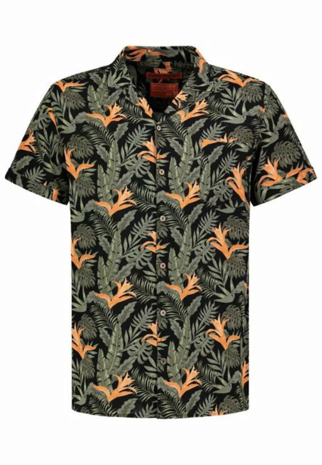 Urban Surface Kurzarmhemd Hawaiihemd kurzarm Alloverprint günstig online kaufen