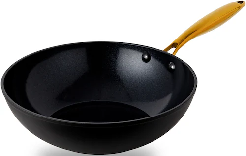 HENSSLERS Wok »HSN«, Aluminium, (1 tlg.), BLACK CERAMIC Antihaftbeschichtun günstig online kaufen