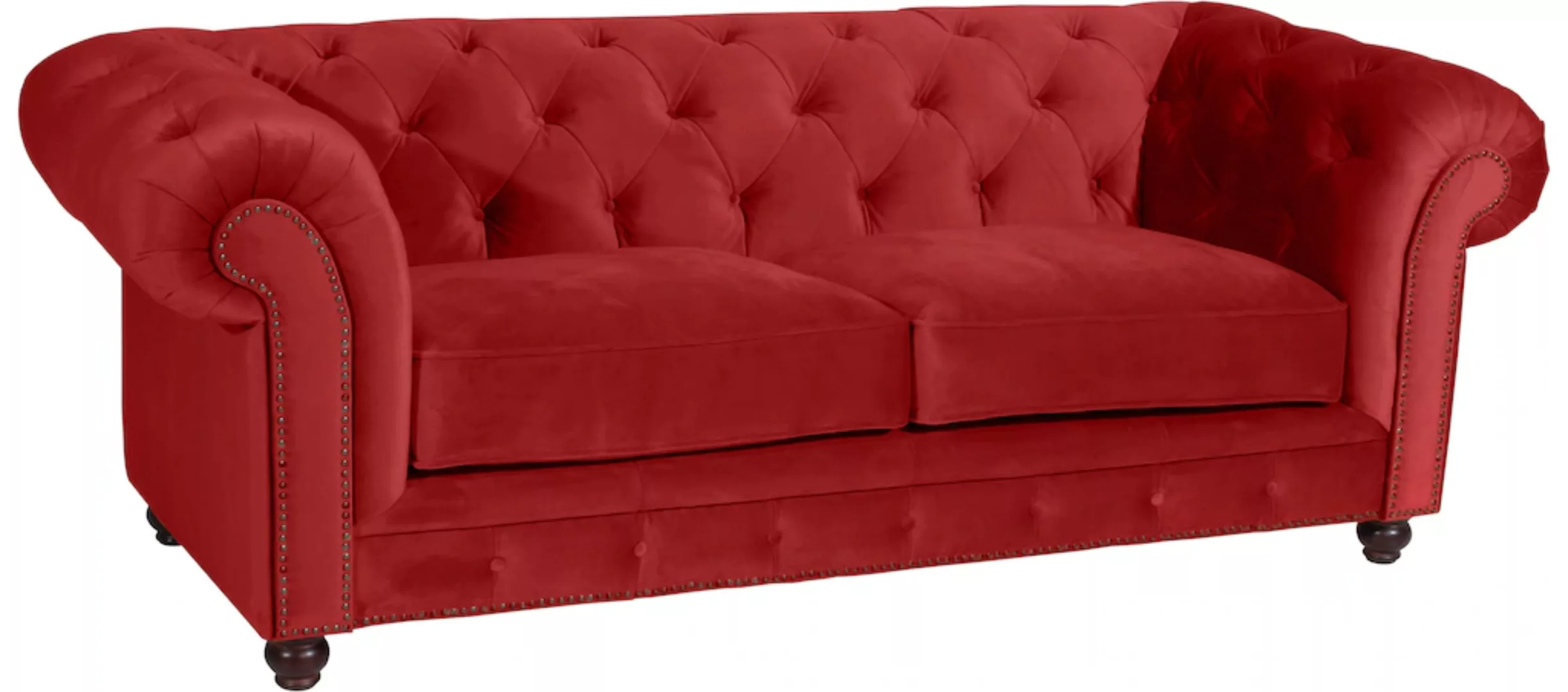 Max Winzer® Chesterfield-Sofa »Old England Sofa 2,5-Sitzer mit edler Knopfh günstig online kaufen