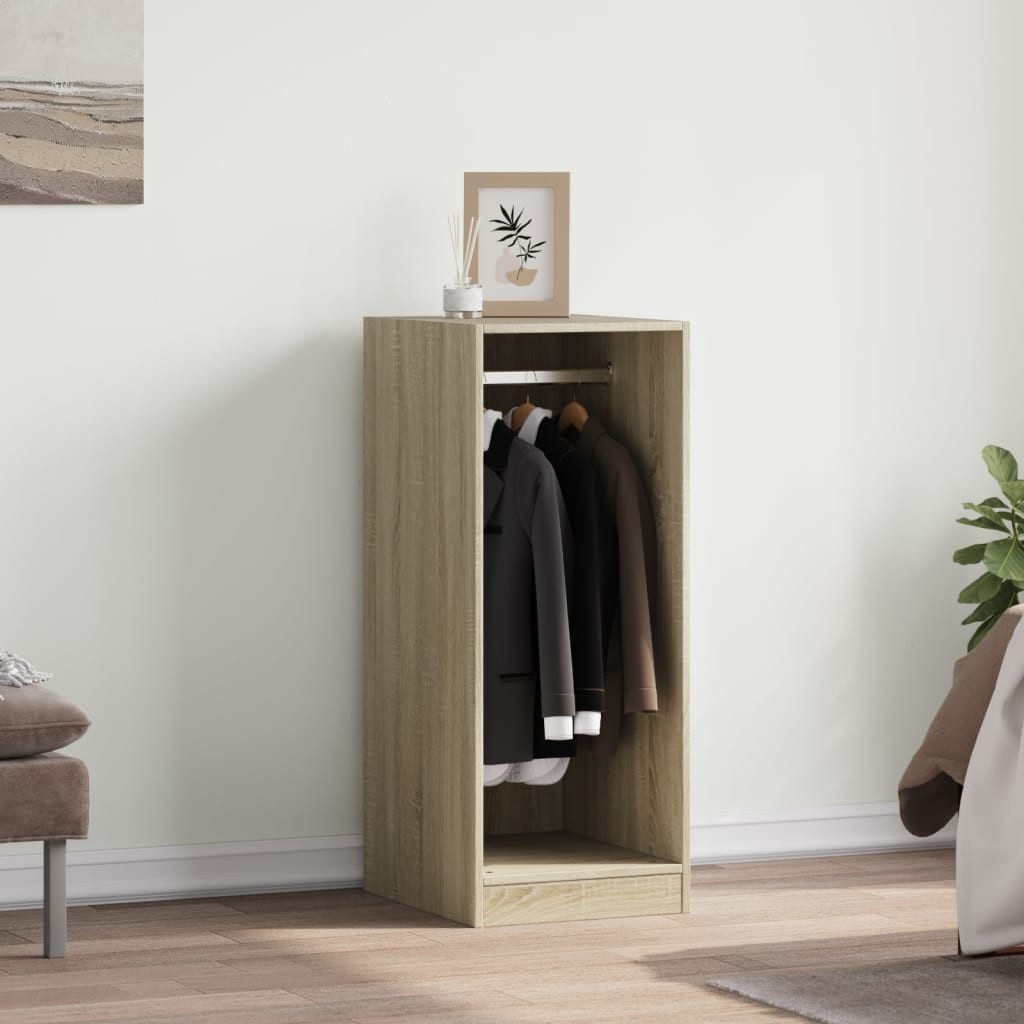 vidaXL Kleiderständer Kleiderschrank Sonoma-Eiche 48x41x102 cm günstig online kaufen