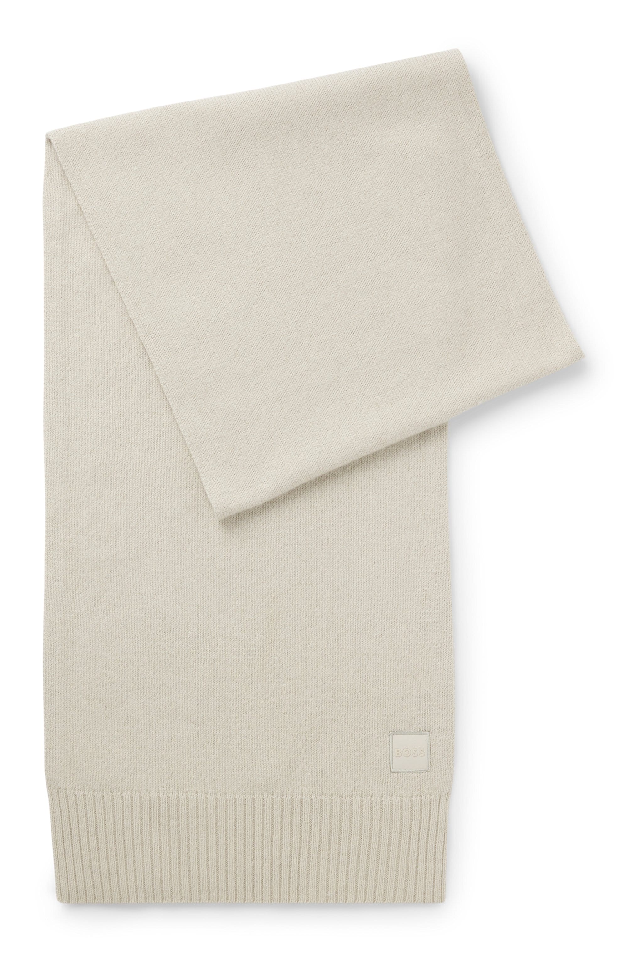 BOSS ORANGE Strickschal "Akaio R Scarf", 50% Wolle Winterschal Wollschal He günstig online kaufen